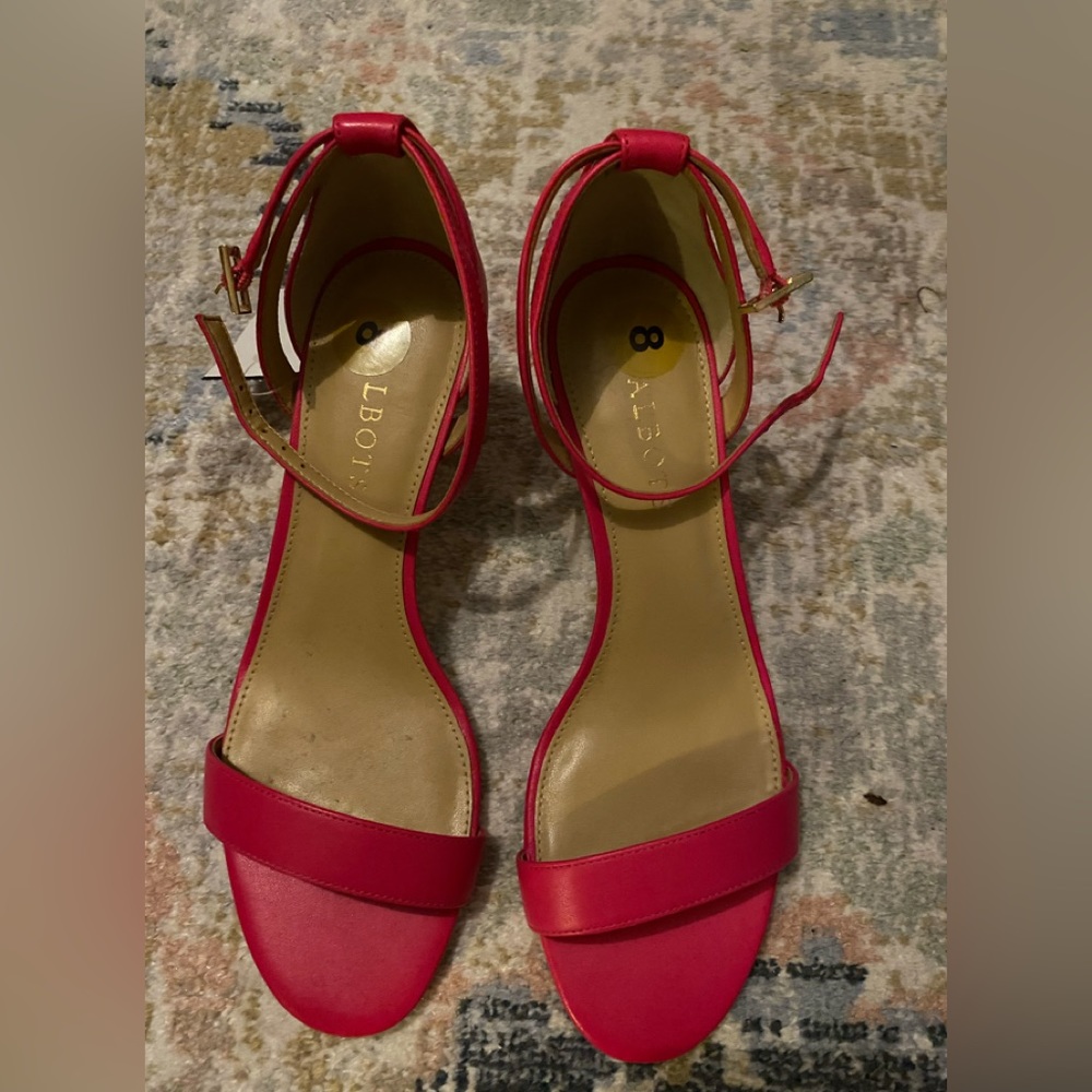 Talbots hot pink sandals